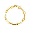 Bracelet - LUXENTER - Dimaran - finition or jaune 18 carats - zircone brillante - 18 cm