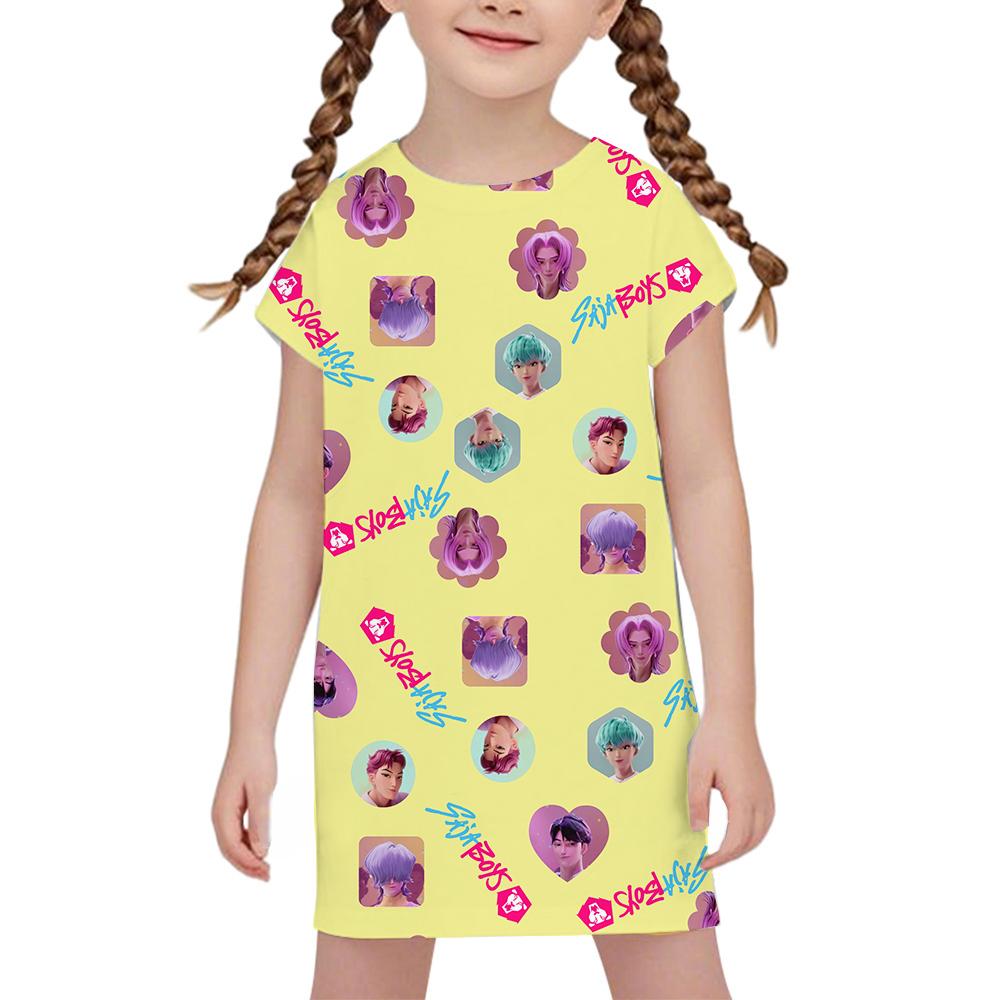Girls Witch Group Same Style Pajamas Dress Children's Clothing