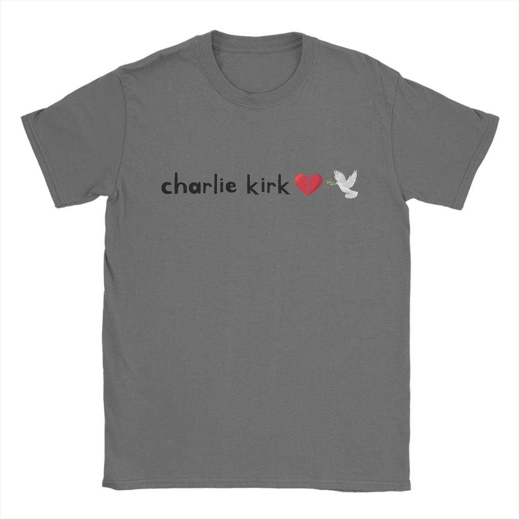 Charlie Kirk T Shirt Summer  Harajuku T Shirts Men Cotton O Neck Plus Size 5XL Clothing Short Sleeve Y2K Funny Tshirt