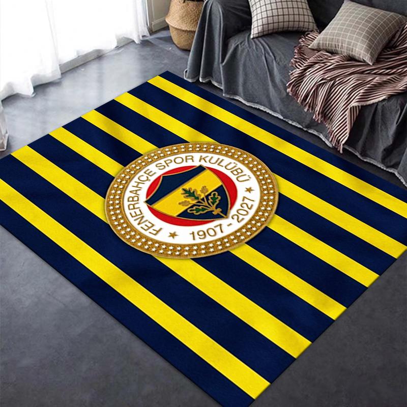 Χαλί Fenerbahe Sk Για Σαλόνι Υπνοδωμάτιο Σπίτι Διακόσμηση Καναπέ Παιδικό Παιχνίδι Αντιολισθητικό Πατάκι Δαπέδου