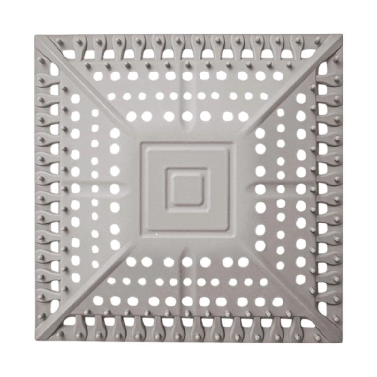 Shower Drain Pad Square Shape Silicone Floor Drain Cover Sewer Outfall Drain Filter Kitchen Bathroom Accessories