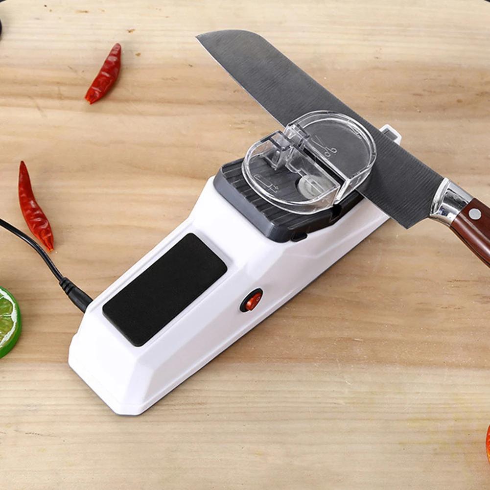 Knife Sharpener Professional USB Electric Knife Sharpener Adjustable For Kitchen Knives Tool Knife Scissor Sharpening Tool