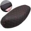 Motorcycle Seat Cushion Cover 3D Mesh Waterproof Seat Cushion Protector Protection Breathable Anti-Skid PU Leather for Scooter