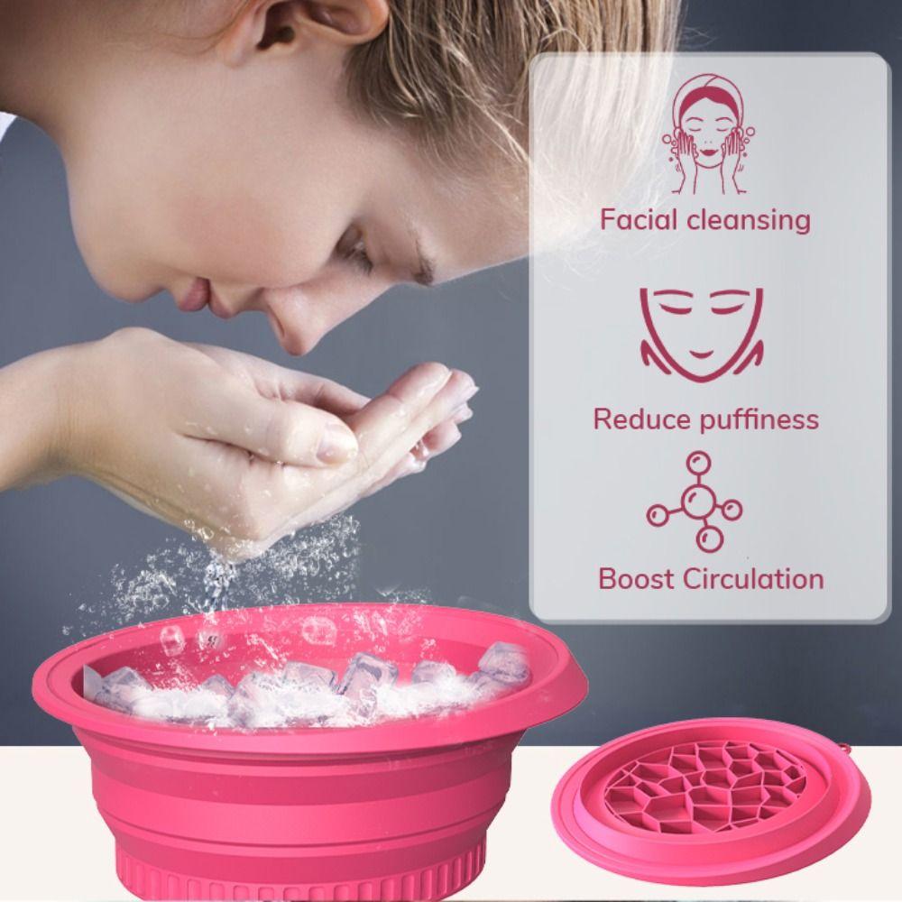 Foldable Ice Bath Tub Bucket Relief Stress Ice Washbowl Portable Rapid Cooling Bathing  Home