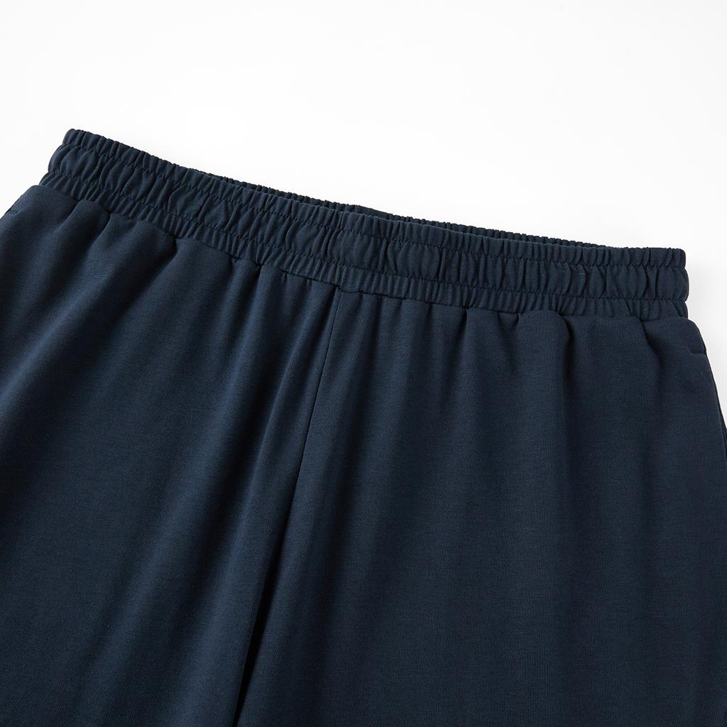 Adidas Weiche Bequeme Hautfreundliche Vielseitige Mid-Rise Stricksporthose Unisex-Hose Dunkelblau KA3977