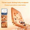 Luxury Plating Magnetic Clear Phone Case For iPhone 17 16 15 14 13 Pro Max 17 Air For Magsafe Lens Protection Shockproof Cover
