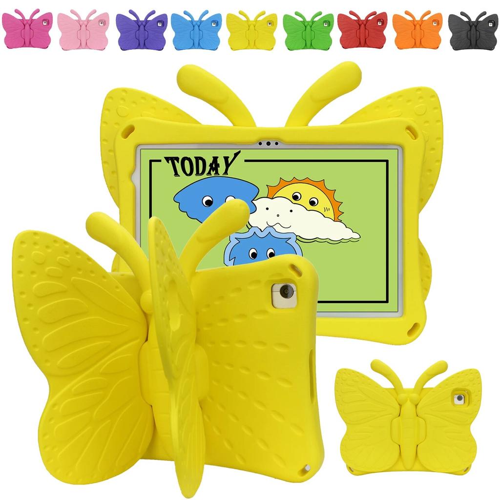 Armas koomiksiümbris Xiaomi Pad 6 5Pro Redmi Pad SE 11-tollise põrutuskindla aluse kaitsev EVA Kids Funda Cover Butterfly jaoks