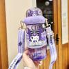 Sanrio Kuromi Plastic Straw Cup With Leakproof Seal For Kids And Travel