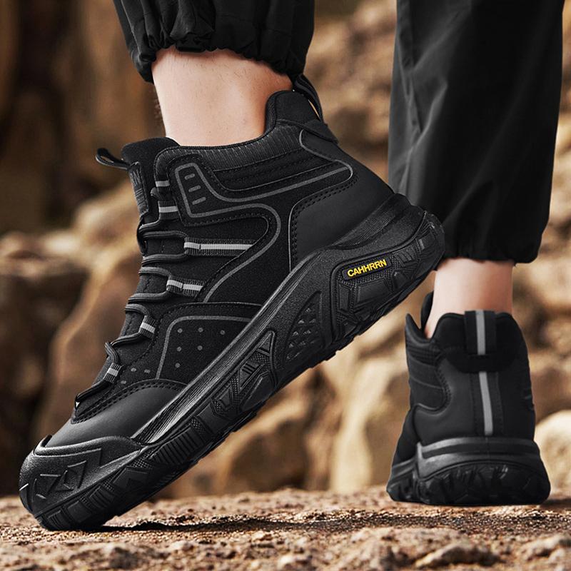 Vysoce kvalitní pánské taktické boty Venkovní protiskluzové odolné proti opotřebení Teniska Pohodlná teplá jezdecká obuv Multifunkční pracovní obuv