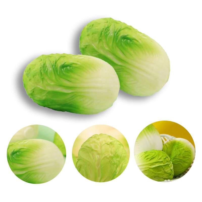 New Release Vegetable Cabbage Squeeze Toy For Kids Soft And Realistic Stress Relief Toy