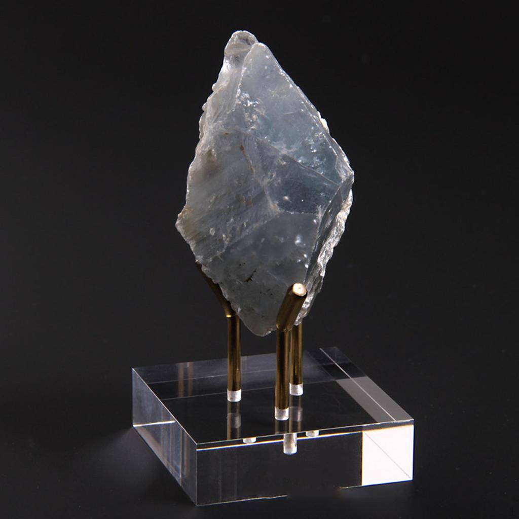Display Easel Stand Rack Collectibles Metal Arm Crystal Mineral Acrylic Holder for Agate