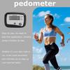Accurate Step Counter Small Walking Distance Miles/Km Pedometer Step Counter With Clip For Fitness Exercise Travel