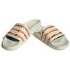 Adidas Originals Adilette Slides Thick Sole Outdoor Comfortable One-Piece Molded Non-Slip Slide Sandals Unisex Slides White Orange IE7744