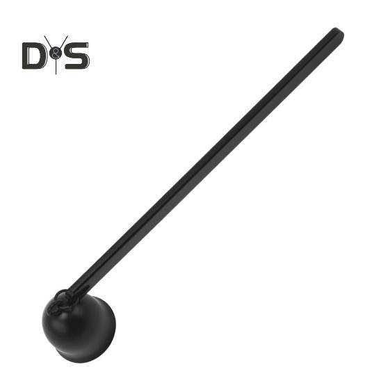 Klokkelysslukker med langt håndtak i polert rustfritt stål Telys stearinlys Veke Flamme Snuffer Sette ut stearinstopper Stearintilbehør