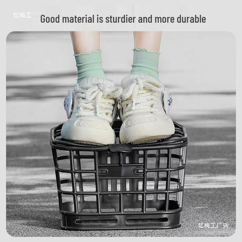 Electric Scooter and Bike Front Basket with Waterproof Inner Bag