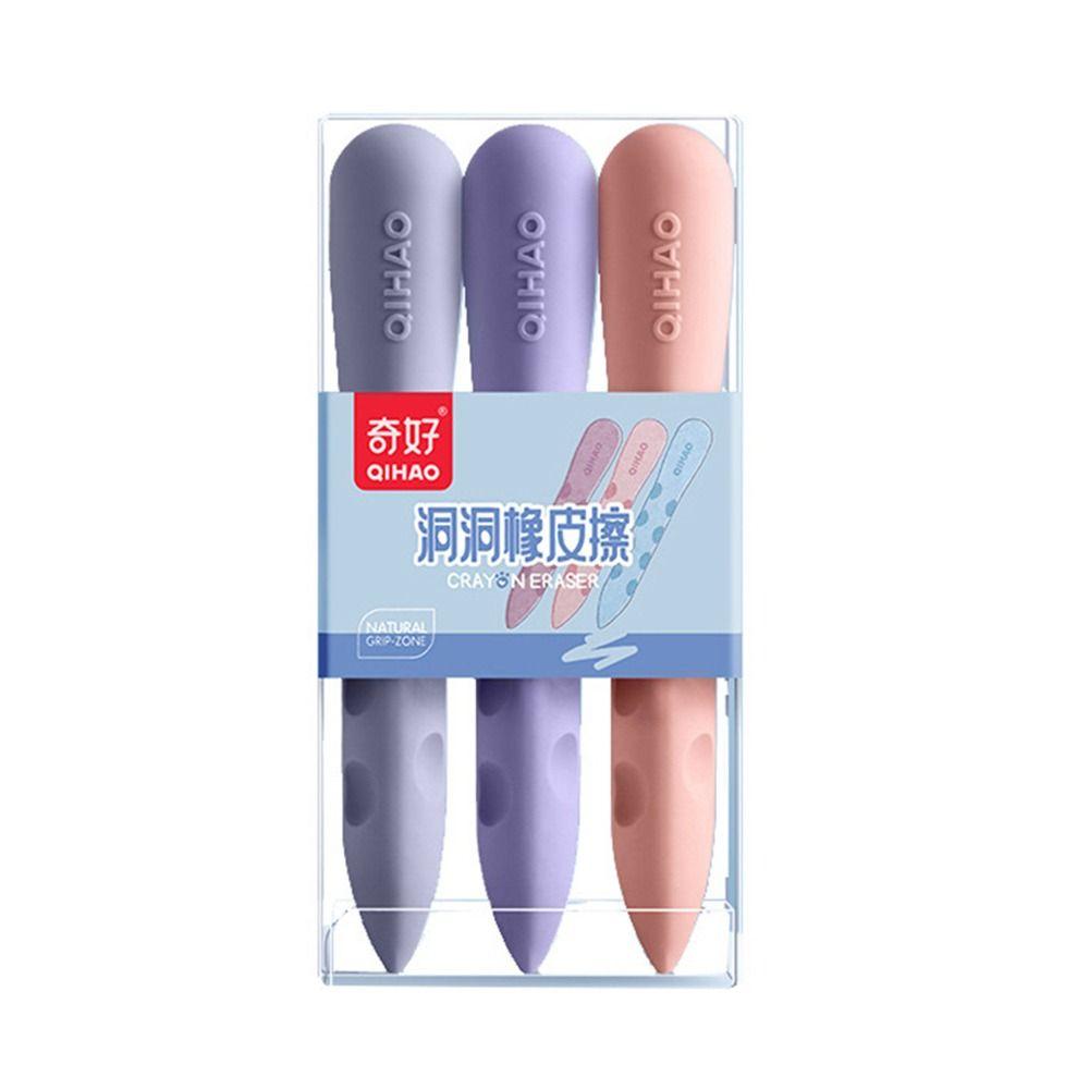 Students Stationery Children Pen Shape Traceless Eraser Pencil Eraser Hole Eraser Dustless Eraser