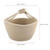 Storage Basket Household Cotton Woven Finish Basket Nordic Small Hanging Basket Cotton Rope Storage