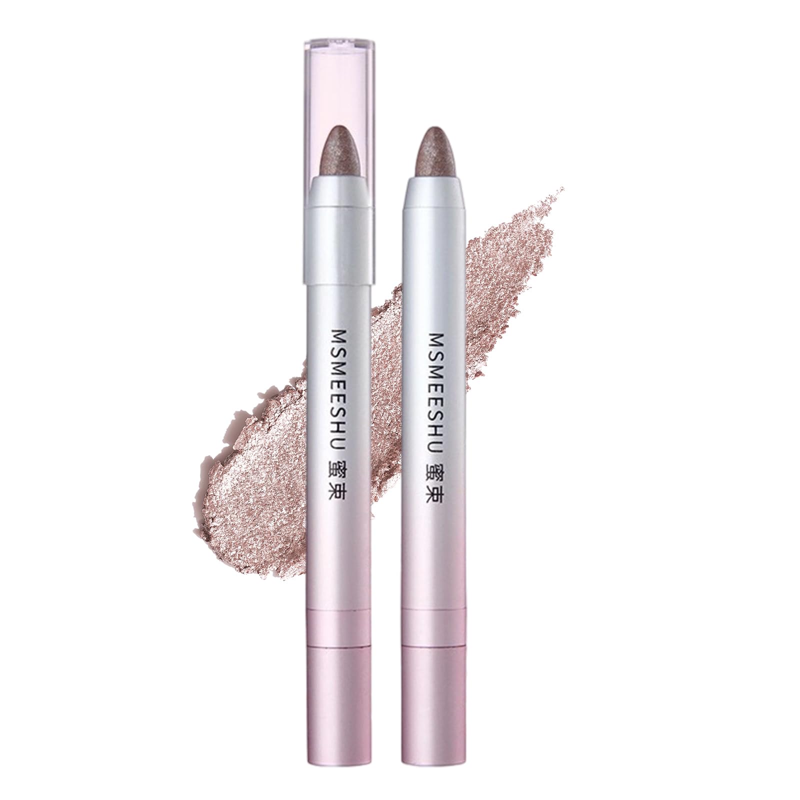 

HESBUTY Eyeshadow Stick: Vivid color payoff, can also be used as a highlighter, multi-functional eye makeup pencil, long-lasting, waterproof, sweat