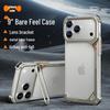 9 Shells Metal Phone Case for iPhone 17 Pro Max with Lens Stand and Air Cushion Drop Protection