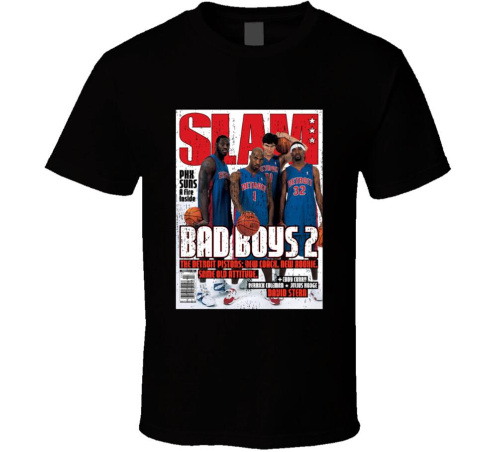 Slam Magazine Issue 75 Detroit Bad Boys Popular Basketball Magazine Grunge Look XL
