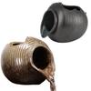 Decorative Circulating Water Clay Pot Top Opening Porcelain Water Dispenser  Courtyard