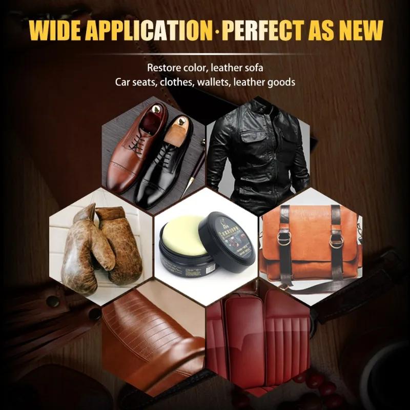 Car Leather Cleaning Cream Car Genuine Leather Seat Maintenance Cream Interior Renovation Leather Maintenance Oil Repair Tools