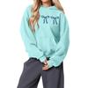 Women's Fashion Women's Lightweight Long Sleeve Pullover With Pockets Preppy Graphic Hoodie