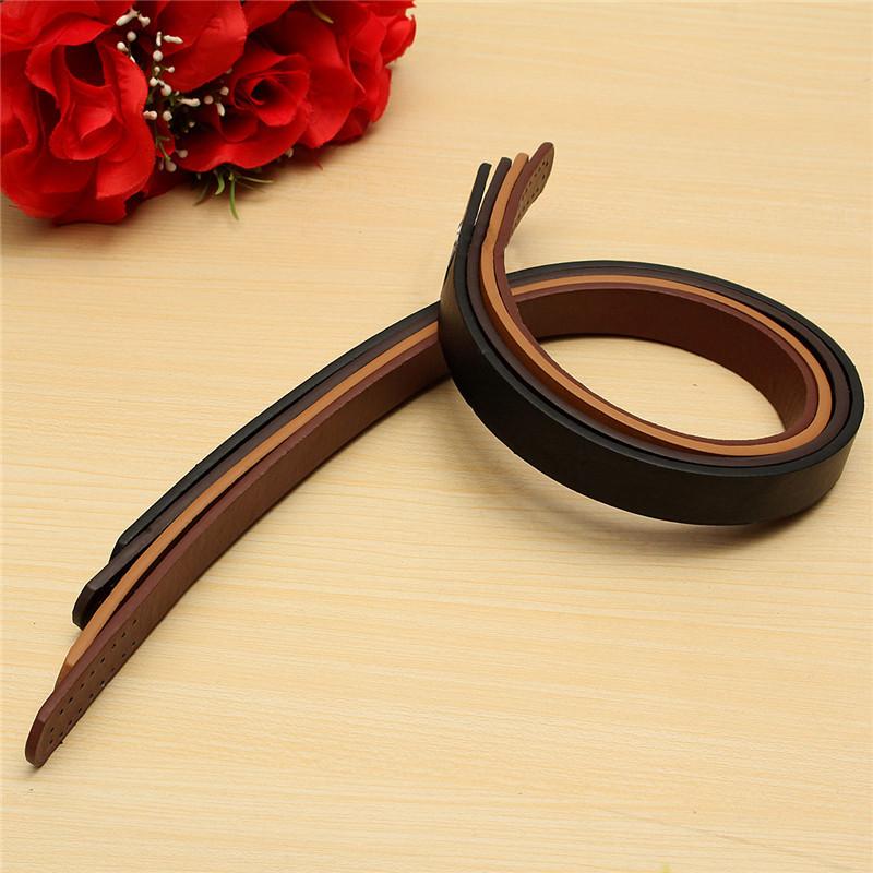 1Pair 60cm PU Leather Bag Strap Sew On Bags Handles Shoulder Handbag Belt Replacement DIY Crocheted Purse Wallet Accessories