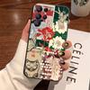 China Chic Mosaic Graffiti Green Rattan Case For Samsung Galaxy Case S25 S23 S22 S21 S30 S20 S10 Ultra Plus FE TPU Soft Cover