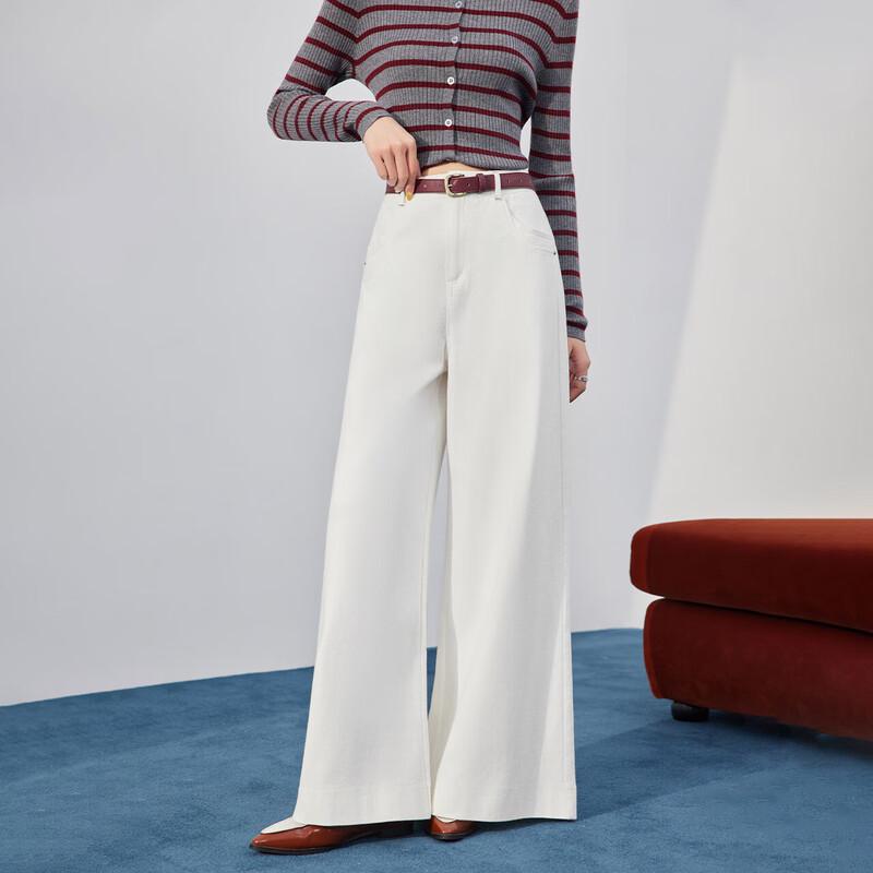 IEF 2025 Autumn Korean Style Wide-Leg Pants