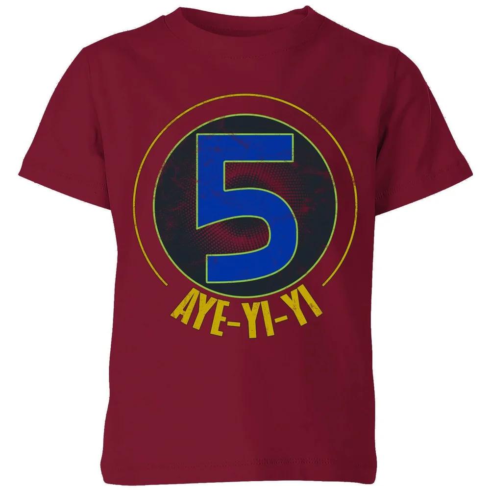 

Power Rangers Alpha-5 Logo Kids T-Shirt - Burgundy - 3-4 Years 100