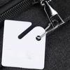 60Pcs Blank Key Tags 1.5 Inch Slotted Plastic Tags with Metal Snap Hooks White Square Hanging Tags for Key Cabinets Boxes Lockers Sturdy Frosted