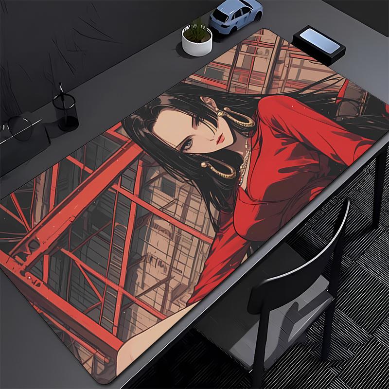 Mouse Pad Large ONE PIECE Boa·Hancock Computer Office Game Table Mats Anti-slip Gaming Keyboard coaster Long Desk Pads Mousepad
