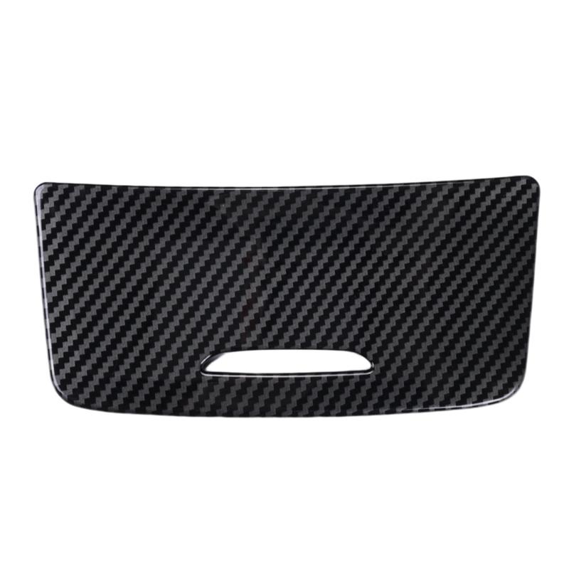 Car Center Console Water Cup Holder Panel Trim for Mercedes Benz GLA CLA A Class W176 2013-2018 LHD ABS Carbon Fiber
