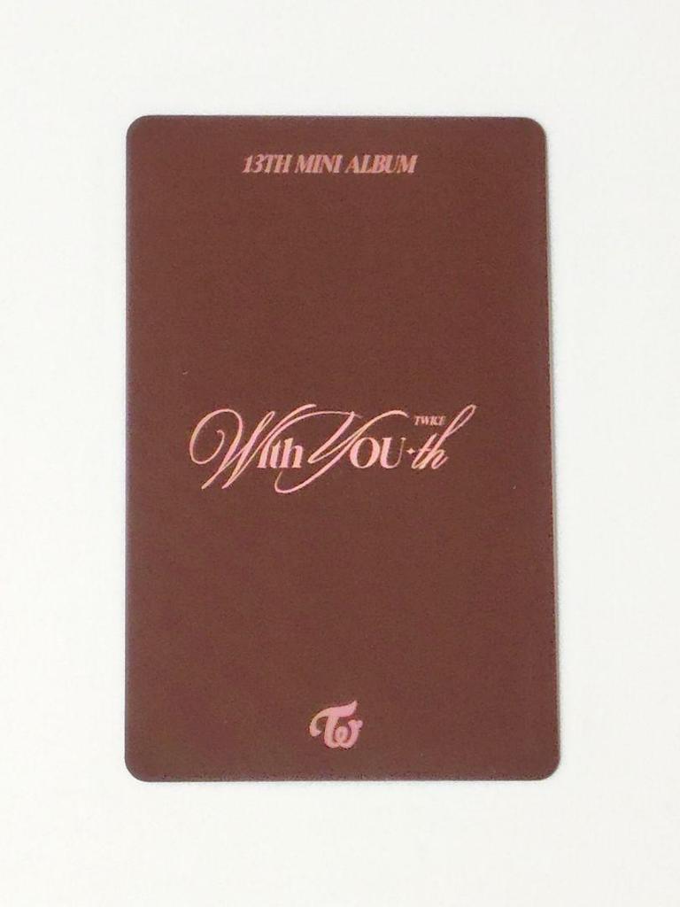 [USED] TWICE Sana Trading Card With YOU-th JYP SHOP Digipack