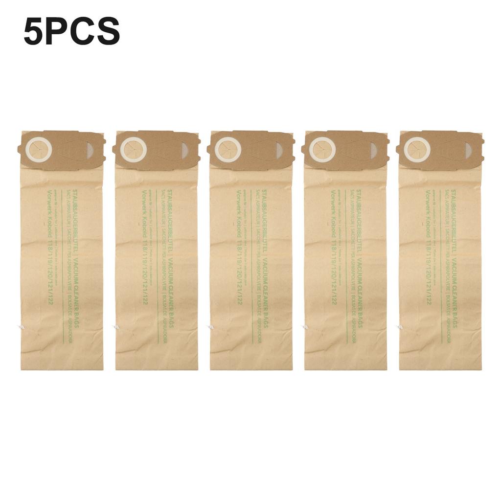 5x Vacuum Cleaner Bag For 118, VK 119, VK 120, VK 121, VK 122