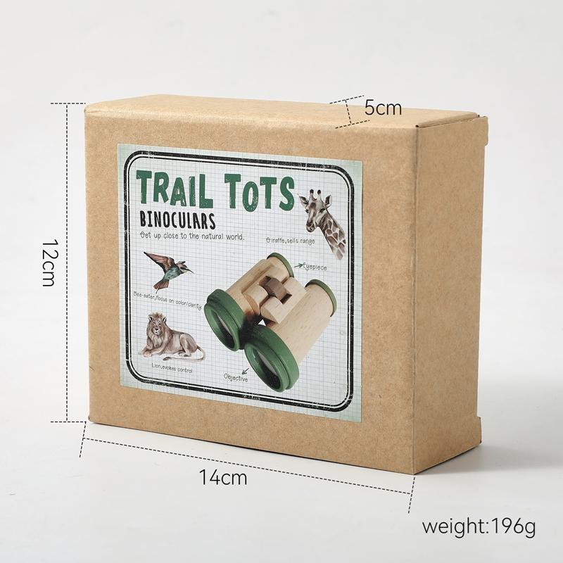 Baby Montessori Toys Wooden Telescope Outdoor Exploration Toys Kid Educational Toys Baby's Curiosity-Driven Game Newborn Gift