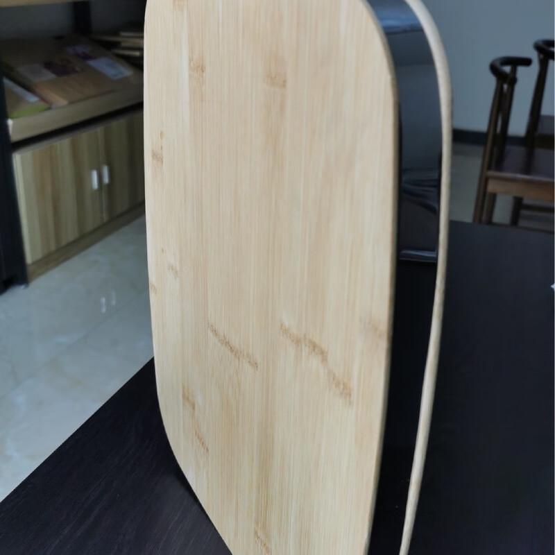 

ZISIZ Thick Nan Bamboo Cutting and Thawing Board with Alloy Edging