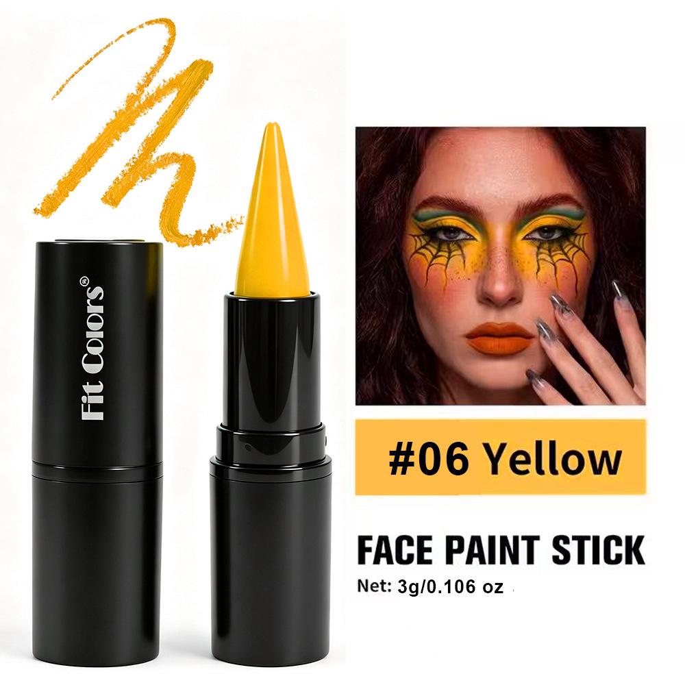 Matte Punk Black Lipstick Waterproof Long Lasting Lip Gloss Face Body Painting Gothic Dark Makeup Party Halloween Cosplay Makeup