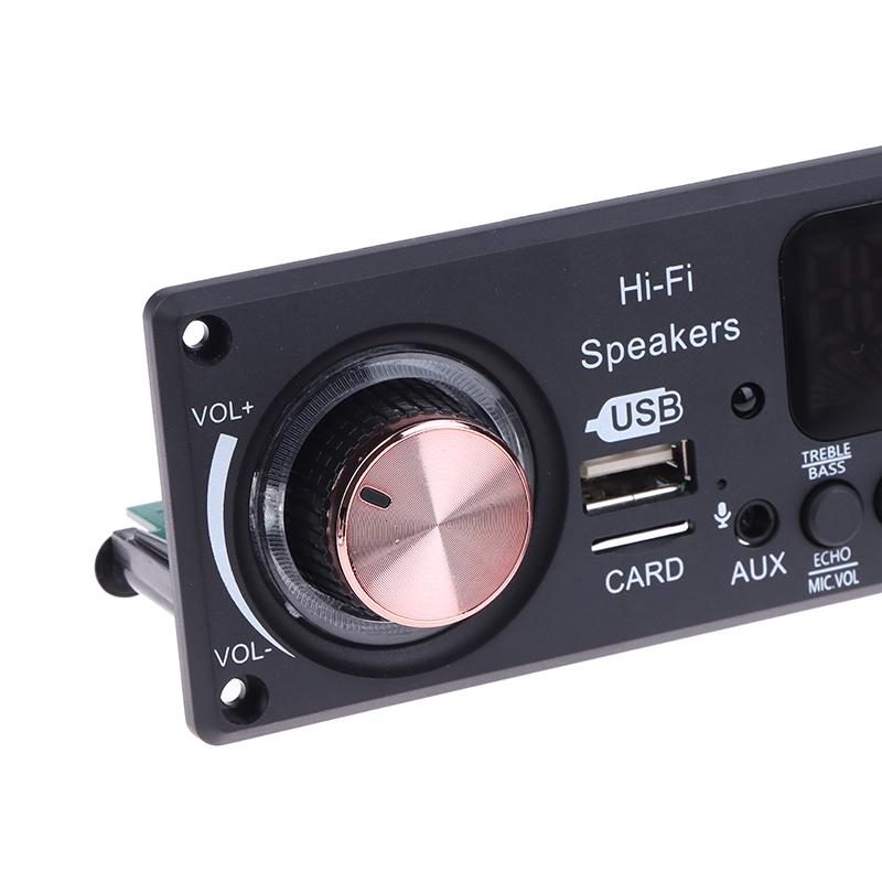 DC 12V MP3 BT Dekodierplatine Auto-Audio MP3-Dekoder BT 5.3 Ohne Verstärker USB TF UKW-Radio Modul Farbdisplay MP3-Player