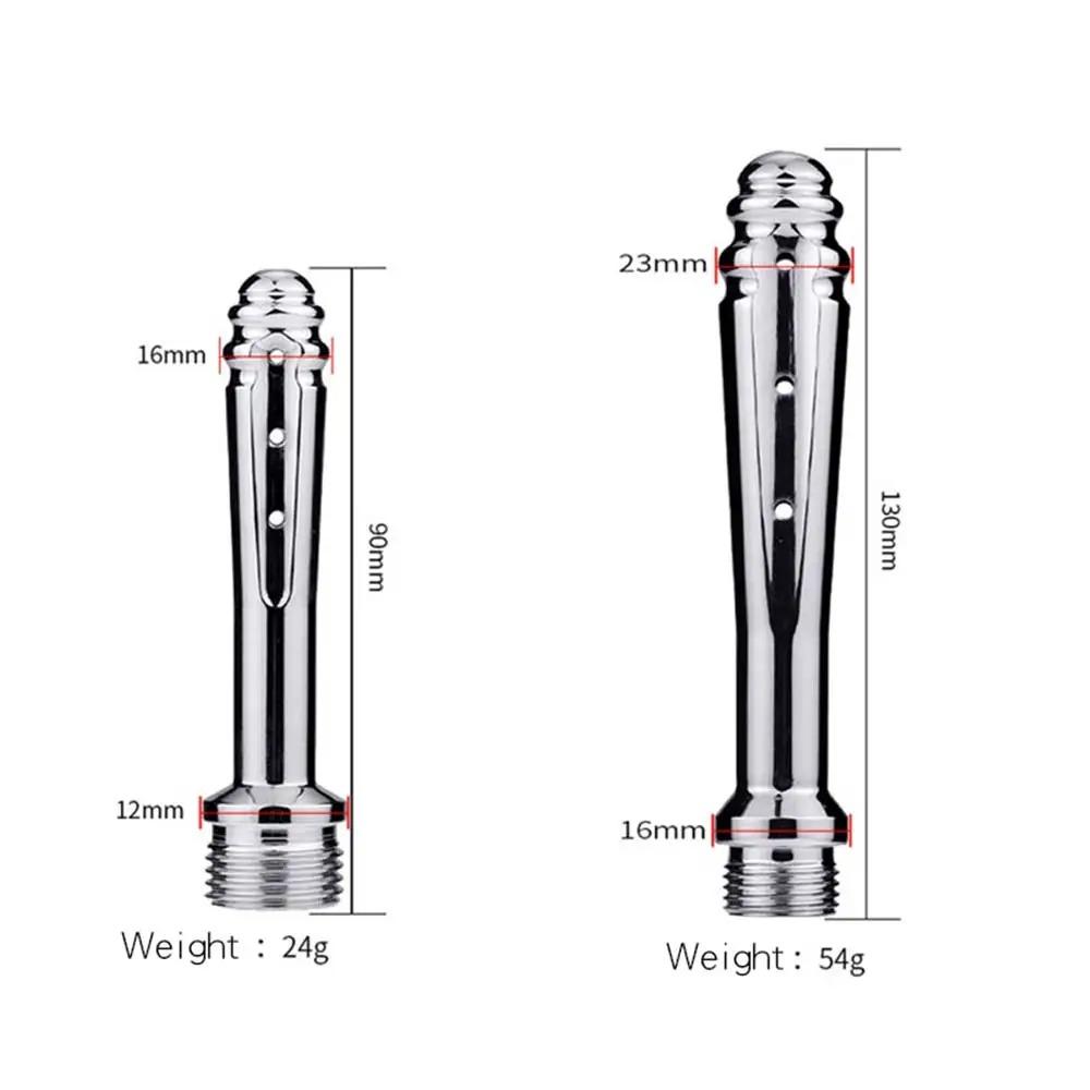 Aluminium Anal Sex Toys Vaginal Douche Enemas Irrigation Cleaner Anal Cleaning