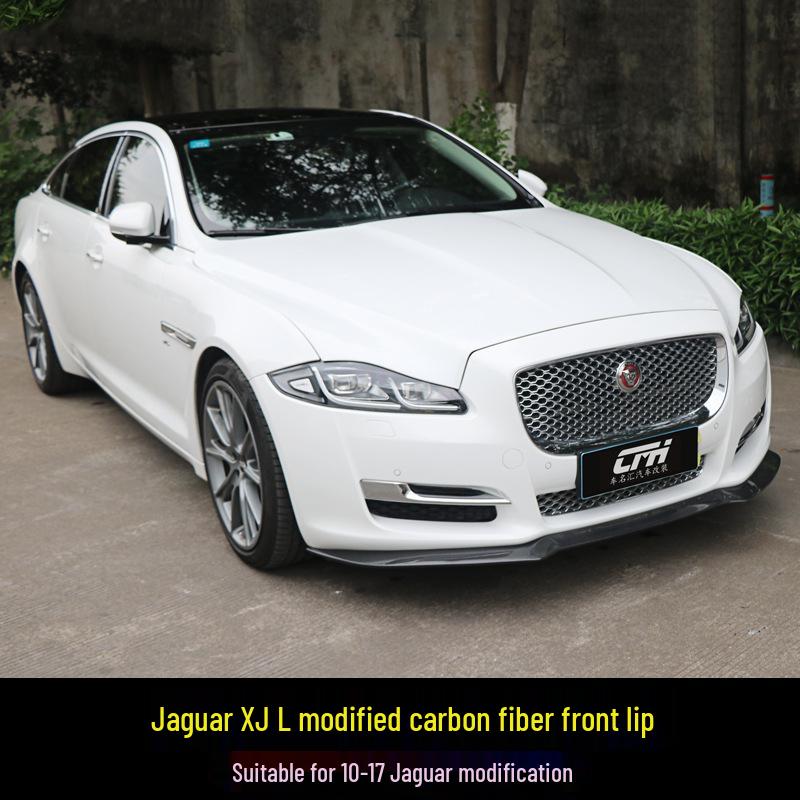 Carbon Fiber Front Lip Spoiler for 2017-2019 Jaguar XJL