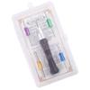 Punching Needle Embroidery Set with 4 Punching Needle Head 2 Threader Wood Handle Embroidery Pen for Embroidery Craft