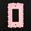Cream Style Light Switch Cover Piping Texture Wall Plate Cover Decorative Wall Plate  Bedroom Decor