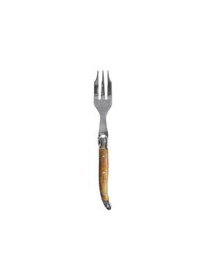 Janneron Laguiole Marble Brown Tea Fork