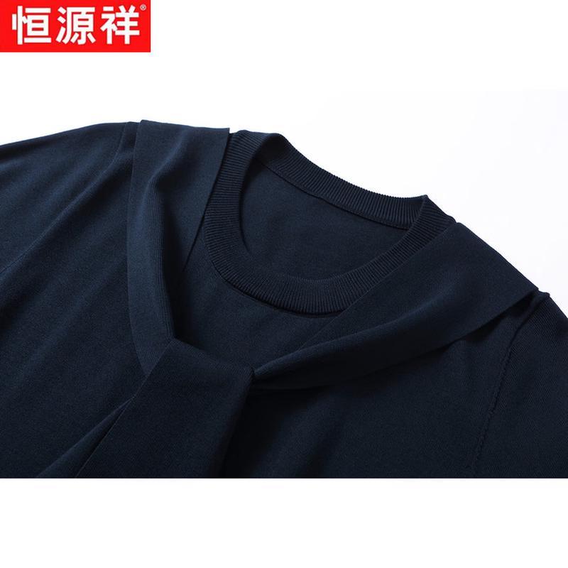 Hengyuanxiang Women's Casual Solid Short Sleeve Top