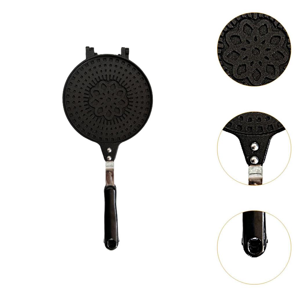 Egg Roll Waffle Maker Ice Cream Cone Lightweight Press Plate Easy Clean Pan