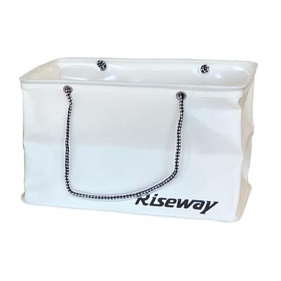 Riseway UEV-044 Collapsible Bucket (without Lid) 40cm White for Rock Fishing