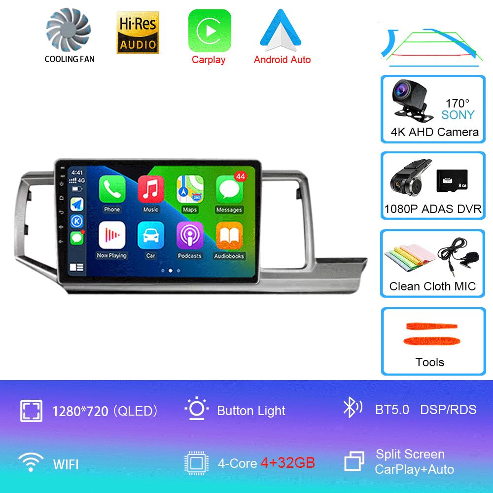 Android 14 Car Radio For Honda Stepwgn 2009-2013-2015 Multimedia Video Player Stereo Navigation GPS Carplay Android Auto WIFI