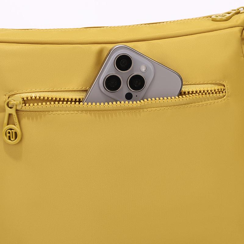 Women Multi Pocket Nylon Crossbody Bag Lightweight Shoulder Handbag Travel Purse